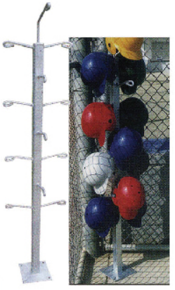 Surface mounted baseball helmet hanger SM1238464 (B)