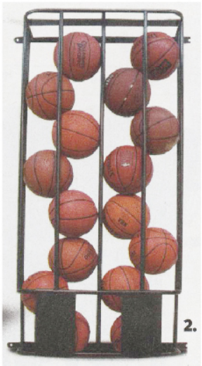 Double row wall mounted ball rack SM1162578 (B)