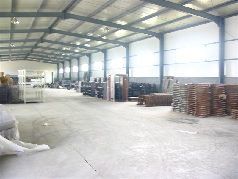 Realistic view of the factory building