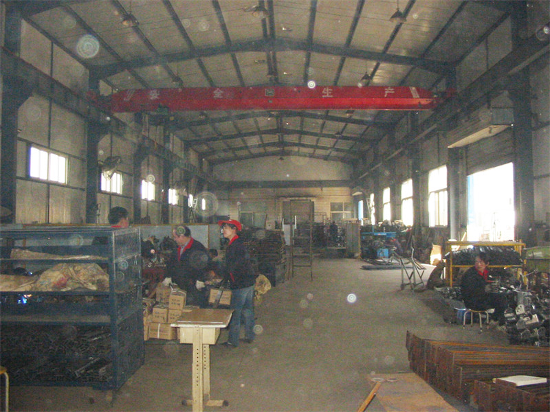 Realistic view of the factory building